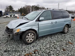 2003 Honda Odyssey EX-L with VIN 5FNRL18913B134321, listed as a Copart auction lot 44525465 with 254,666 mi miles and Salvage Title. Bid and sale history available at DreamBid. Image 1.