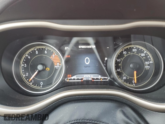 2016 Jeep Cherokee Limited with VIN 1C4PJMDS8GW354225, listed as a Copart auction lot 52213875 with 87,276 mi miles and Salvage title. Bid and sale history available at DreamBid. Image 9.