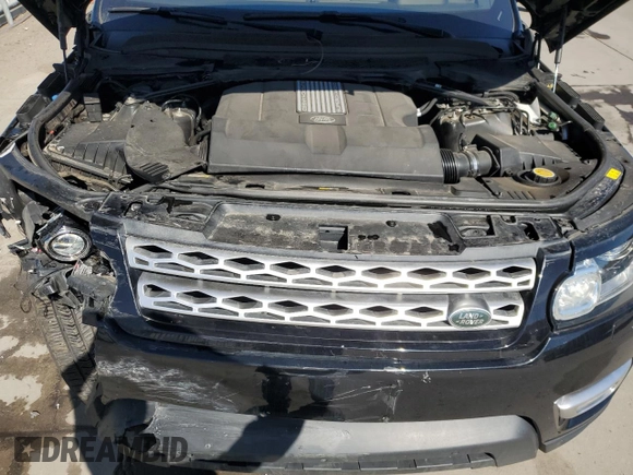 2017 Land Rover Range Rover Sport HSE with VIN SALWR2FV0HA133127, listed as a Copart auction lot 47889905 with 72,860 mi miles and Salvage Title. Bid and sale history available at carsss.com. Image 12.