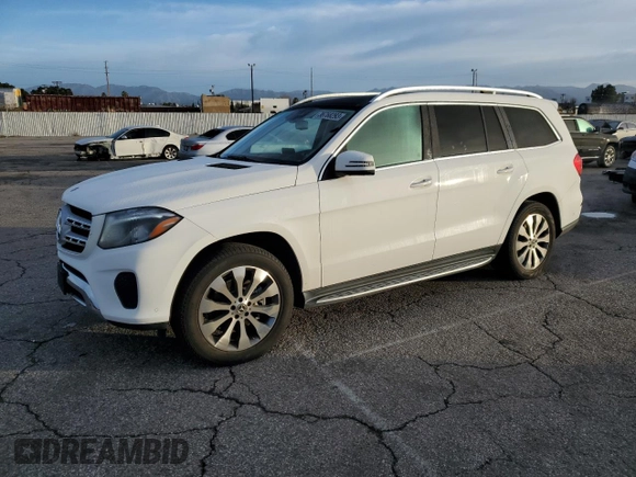 2019 Mercedes-Benz GLS with VIN 4JGDF6EE2KB205183, listed as a Copart auction lot 36768293 with 33,091 mi miles. Bid and sale history available at carsss.com. Image 1.