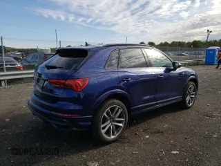 2021 Audi Q3 S line Premium Plus with VIN WA1EECF34M1061677, listed as a Copart auction lot 47665243 with 21,258 mi miles. Bid and sale history available at carsss.com. Image 3.