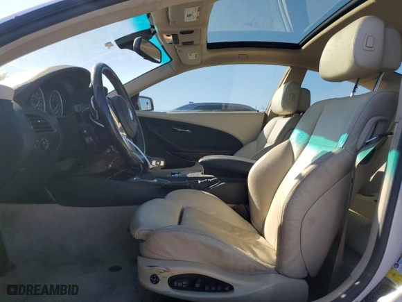 2008 BMW 6 Series 650i with VIN WBAEA53508CV91011, listed as a Copart auction lot 81105944 with 94,514 mi miles and Salvage Title. Bid and sale history available at carsss.com. Image 7.