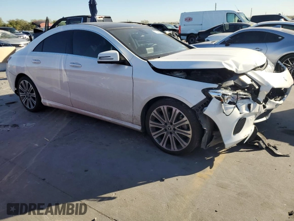 2018 Mercedes-Benz CLA 250 with VIN WDDSJ4EB0JN645166, listed as a Copart auction lot 72742003 with 95,478 mi miles and . Bid and sale history available at DreamBid. Image 4.