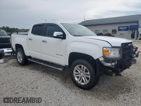 2019 GMC Canyon 4WD SLT with VIN 1GTG6DEN8K1274729, listed as a Copart auction lot 60804575 with 107,382 mi miles and Salvage title. Bid and sale history available at DreamBid. Image 4.