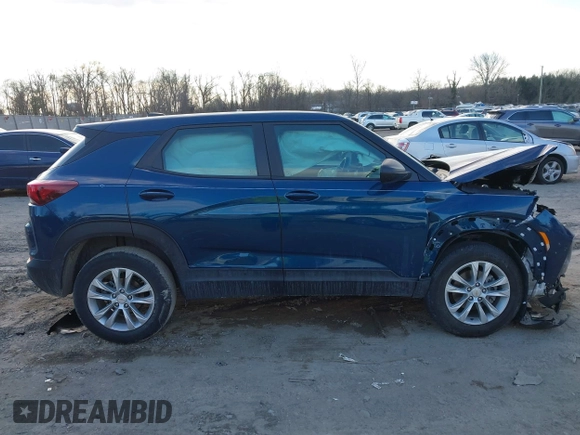 2021 Chevrolet TrailBlazer LS with VIN KL79MMS21MB064475, listed as a IAAI auction lot 41433235 with 23,369 mi miles and . Bid and sale history available at DreamBid. Image 13.