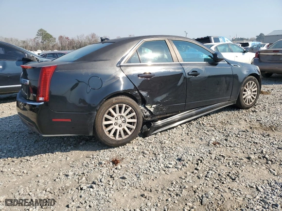 2012 Cadillac CTS Sedan with VIN 1G6DA5E52C0147556, listed as a Copart auction lot 47142775 with NaN miles and Salvage Title. Bid and sale history available at carsss.com. Image 3.
