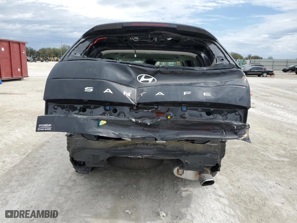 2024 Hyundai Santa Fe SE with VIN 5NMP14GL8RH026331, listed as a Copart auction lot 46529865 with 31,255 mi miles and Salvage Title. Bid and sale history available at carsss.com. Image 6.
