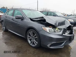 2020 Acura TLX w/Technology Pkg with VIN 19UUB2F42LA003192, listed as a IAAI auction lot 41482802 with 34,995 mi miles. Bid and sale history available at carsss.com. Image 1.