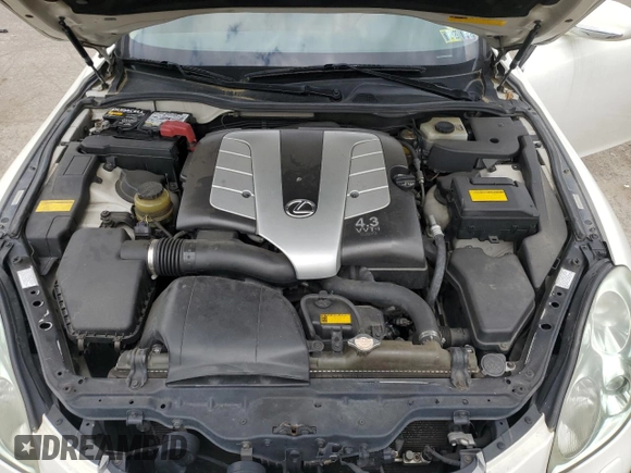 2002 Lexus SC 430 z VIN JTHFN48Y420010870, wystawiony jako Copart lot #58817105 z przebiegiem 131 964 mil mil oraz Szkoda całkowita • Salvage title. Historia ofert i sprzedaży dostępna na DreamBid. Obrazek 11.