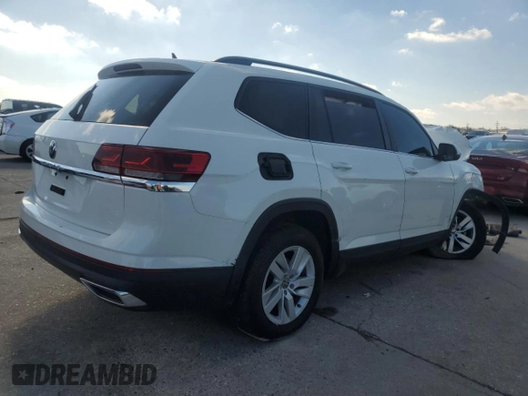 2021 Volkswagen Atlas S с VIN 1V2AP2CA4MC538199, выставлен на аукционе Copart как лот 80684614 с пробегом 40 725 миль миль и Списание • Salvage title. История ставок и продаж доступна на DreamBid. Изображение 3.