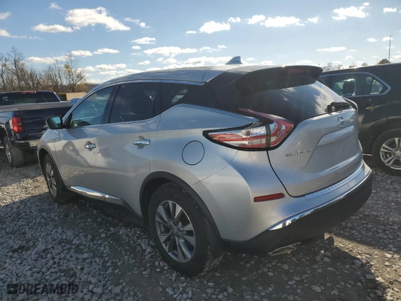 2017 Nissan Murano Platinum with VIN 5N1AZ2MH3HN164861, listed as a Copart auction lot 81798224 with 127,230 mi miles and Salvage Title. Bid and sale history available at carsss.com. Image 2.