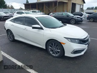 2019 Honda Civic Sedan EX with VIN 19XFC1F36KE213036, listed as a IAAI auction lot 41817643 with 83,332 mi miles. Bid and sale history available at carsss.com. Image 1.