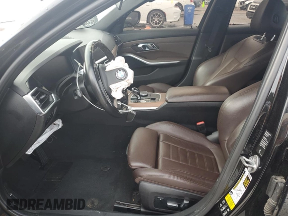 2019 BMW 3 Series 330i xDrive with VIN 3MW5R7J52K8B00833, listed as a Copart auction lot 83463974 with 116,303 mi miles and Salvage Title. Bid and sale history available at DreamBid. Image 7.
