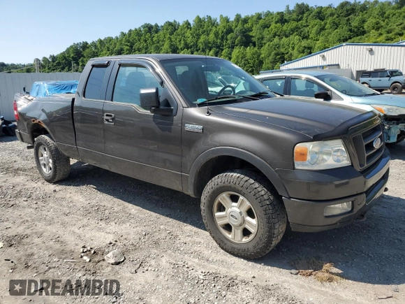 2005 Ford F-150 STX with VIN 1FTRX14W75FA83793, listed as a Copart auction lot 59310055 with 102,253 mi miles and Salvage title. Bid and sale history available at DreamBid. Image 4.