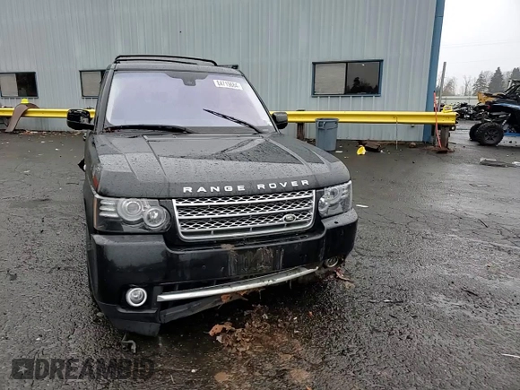 2012 Land Rover Range Rover SC with VIN SALMF1E49CA377225, listed as a Copart auction lot 84719684 with 72,098 mi miles and Salvage title. Bid and sale history available at DreamBid. Image 11.