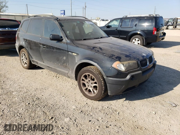 2005 BMW X3 2.5i with VIN WBXPA73405WC52036, listed as a Copart auction lot 82470744 with 184,007 mi miles and Clean Title. Bid and sale history available at carsss.com. Image 4.