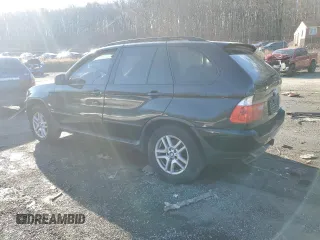 2005 BMW X5 3.0i with VIN 5UXFA13555LY21474, listed as a Copart auction lot 82994644 with 0 mi miles and Salvage Title. Bid and sale history available at carsss.com. Image 2.