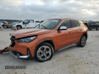 2023 BMW X1 xDrive28i with VIN WBX73EF03P5W27897, listed as a Copart auction lot 50554545 with 19,953 mi miles and Salvage Title. Bid and sale history available at carsss.com. Image 1.