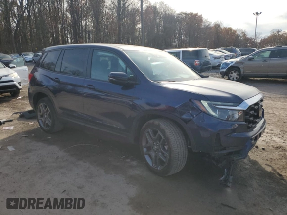 2023 Honda Passport EX-L with VIN 5FNYF8H5XPB033406, listed as a Copart auction lot 78455204 with 36,414 mi miles and Salvage title. Bid and sale history available at DreamBid. Image 4.