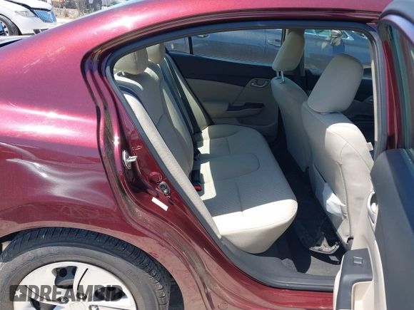 2014 Honda Civic Sedan LX with VIN 19XFB2F57EE246612, listed as a IAAI auction lot 41984108 with 13,656 mi miles. Bid and sale history available at carsss.com. Image 8.