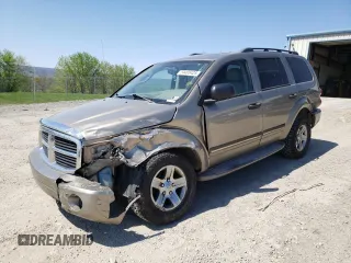 2005 Dodge Durango Limited with VIN 1D8HB58D65F615577, listed as a Copart auction lot 54408425 with 143,011 mi miles and Salvage Title. Bid and sale history available at DreamBid. Image 1.