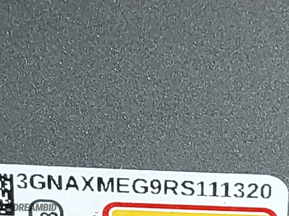 2024 Chevrolet Equinox RS with VIN 3GNAXMEG9RS111320, listed as a IAAI auction lot 41517629 with 59,174 mi miles. Bid and sale history available at carsss.com. Image 9.