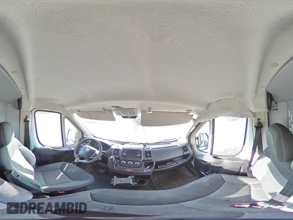 2017 Ram ProMaster Cargo with VIN 3C6TRVBG6HE527593, listed as a Copart auction lot 43242105 with 195,086 mi miles and Salvage Title. Bid and sale history available at carsss.com. Image 14.