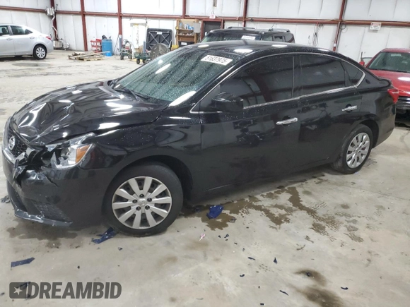 2017 Nissan Sentra S with VIN 3N1AB7AP9HY388000, listed as a Copart auction lot 51637975 with 123,042 mi miles and Salvage Title. Bid and sale history available at carsss.com. Image 1.