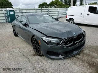 2022 BMW 8 Series M850i with VIN WBAGV8C07NCG79488, listed as a Copart auction lot 78054814 with 0 mi miles and Salvage Title. Bid and sale history available at carsss.com. Image 11.