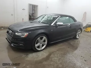 2013 Audi S5 Premium Plus with VIN WAUCGAFH7DN017346, listed as a Copart auction lot 85787924 with 119,684 mi miles and Salvage Title. Bid and sale history available at carsss.com. Image 1.