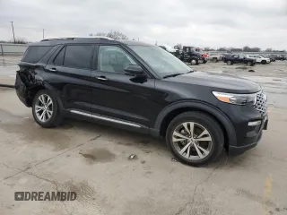 2020 Ford Explorer Platinum z VIN 1FM5K8HC0LGA60137, wystawiony jako Copart lot #87540635 z przebiegiem 24 929 mil mil oraz Szkoda całkowita • Salvage title. Historia ofert i sprzedaży dostępna na DreamBid. Obrazek 4.