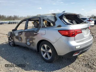 2016 Acura MDX with VIN 5FRYD4H29GB013277, listed as a Copart auction lot 52254465 with Not Provided miles and Salvage Title. Bid and sale history available at DreamBid. Image 2.