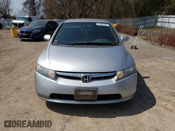 2008 Honda Civic LX with VIN 2HGFA16548H103317, listed as a Copart auction lot 53805405 with 168,899 mi miles and Salvage Title. Bid and sale history available at DreamBid. Image 5.