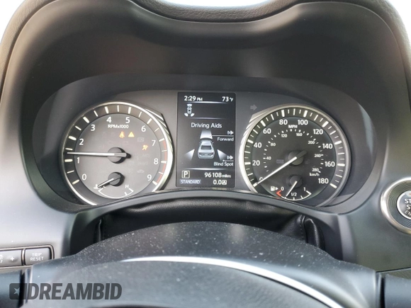 2019 Infiniti Q50 RED SPORT 400 with VIN JN1FV7AP1KM780024, listed as a Copart auction lot 86755684 with 96,108 mi miles and Salvage Title. Bid and sale history available at carsss.com. Image 9.