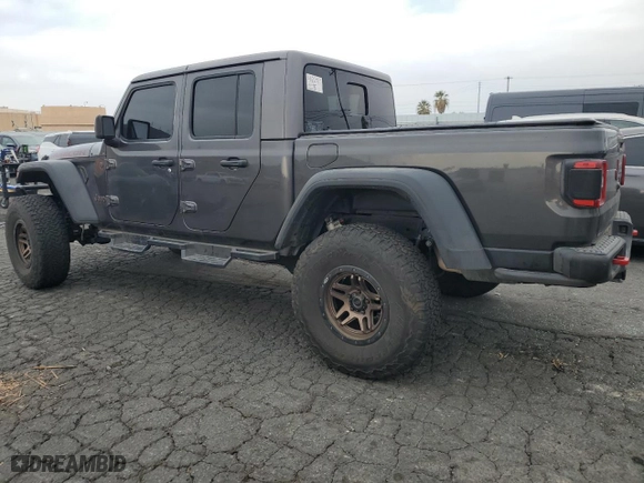 2021 Jeep Gladiator Rubicon with VIN 1C6JJTBG9ML512347, listed as a Copart auction lot 43197415 with 134,608 mi miles and Salvage Title. Bid and sale history available at carsss.com. Image 2.
