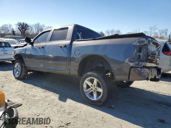 2014 Ram 1500 Express with VIN 1C6RR7KT4ES465655, listed as a Copart auction lot 46480185 with 138,510 mi miles and Salvage Title. Bid and sale history available at carsss.com. Image 2.