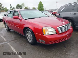 2002 Cadillac DeVille with VIN 1G6KD57YX2U257123, listed as a IAAI auction lot 41952025 with 180,278 mi miles. Bid and sale history available at carsss.com. Image 1.