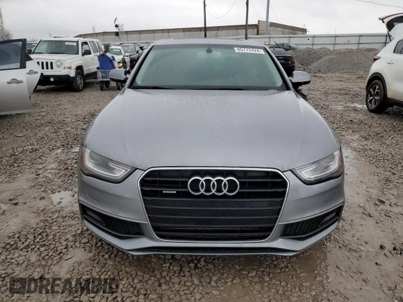 2015 Audi A4 Premium Plus with VIN WAUHFAFL3FN006599, listed as a Copart auction lot 85772424 with 0 mi miles and Salvage Title. Bid and sale history available at carsss.com. Image 5.