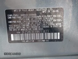 2009 Subaru Forester X с VIN JF2SH63639H733423, выставлен на аукционе IAAI как лот 42480971 с пробегом 196 501 миль миль и . История ставок и продаж доступна на DreamBid. Изображение 9.