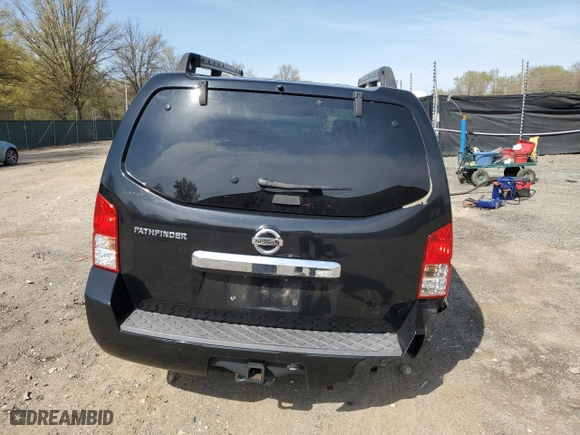 2012 Nissan Pathfinder S with VIN 5N1AR1NB4CC624523, listed as a Copart auction lot 53142805 with 152,074 mi miles and Clean Title. Bid and sale history available at carsss.com. Image 6.