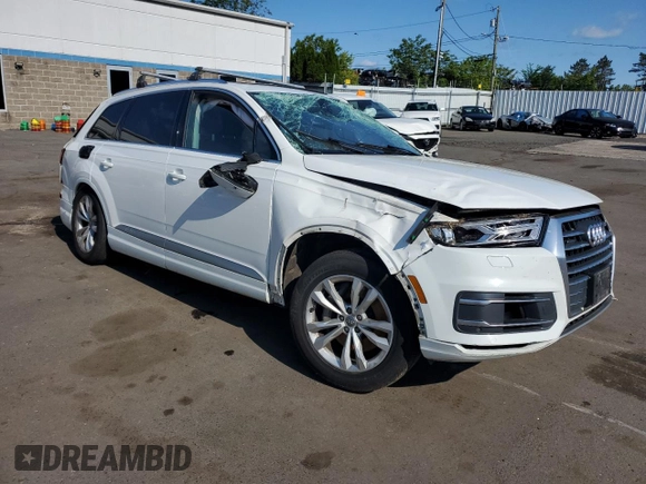 2018 Audi Q7 Premium Plus with VIN WA1LAAF72JD025331, listed as a Copart auction lot 59190365 with 125,472 mi miles and Salvage title. Bid and sale history available at DreamBid. Image 4.