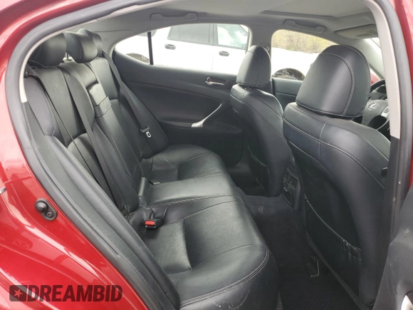 2012 Lexus IS 250 with VIN JTHCF5C21C5057870, listed as a Copart auction lot 54561375 with 102,727 mi miles and Salvage Title. Bid and sale history available at DreamBid. Image 10.