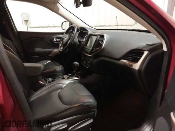 2018 Jeep Cherokee Limited with VIN 1C4PJMDX6JD607623, listed as a IAAI auction lot 41926291 with 87,337 mi miles. Bid and sale history available at carsss.com. Image 5.