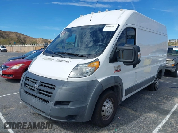 2017 Ram ProMaster Cargo with VIN 3C6TRVBG3HE516650, listed as a IAAI auction lot 41607687 with 158,920 mi miles and . Bid and sale history available at carsss.com. Image 17.