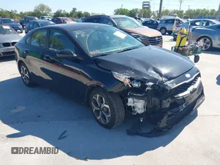 2019 Kia Forte LXS with VIN 3KPF24AD4KE023191, listed as a IAAI auction lot 41776162 with 57,316 mi miles. Bid and sale history available at carsss.com. Image 1.