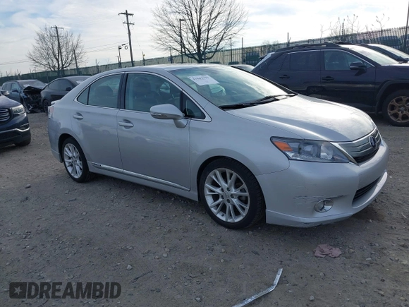2010 Lexus HS 250h with VIN JTHBB1BA2A2022276, listed as a IAAI auction lot 41642791 with 76,879 mi miles and . Bid and sale history available at DreamBid. Image 1.