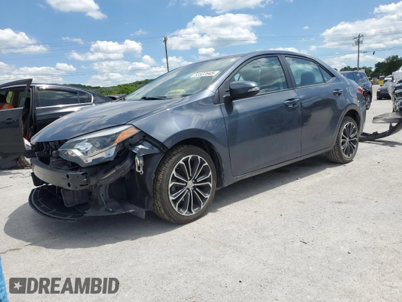 2016 Toyota Corolla L with VIN 5YFBURHE0GP526906, listed as a Copart auction lot 55537645 with 27,129 mi miles and Salvage Title. Bid and sale history available at DreamBid. Image 1.