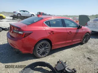 2021 Acura ILX w/Premium/A-SPEC Package with VIN 19UDE2F86MA007659, listed as a Copart auction lot 53266515 with 41,157 mi miles and Salvage Title. Bid and sale history available at carsss.com. Image 3.