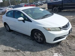 2014 Honda Civic LX with VIN 2HGFB2F50EH508704, listed as a IAAI auction lot 41704312 with 206,084 mi miles. Bid and sale history available at carsss.com. Image 1.