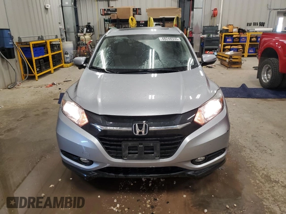 2018 Honda HR-V EX-L with VIN 3CZRU6H70JM707446, listed as a Copart auction lot 48248555 with 318,183 mi miles and Salvage Title. Bid and sale history available at DreamBid. Image 5.